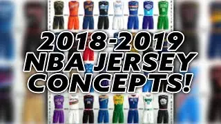 INSANE NBA 2018-2019 JERSEY CONCEPTS! NEW JERSEYS FOR EVERY NBA TEAM + SEATTLE SONICS + ALLSTAR!