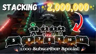 Stacking 2 MILLION GOLD in Sea of Thieves (1,000 Subscriber Special)