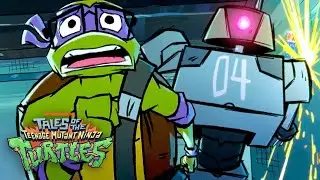 NEW SERIES: Tales of the Teenage Mutant Ninja Turtles | Donnie Runs for His LIFE! 💨 | Full Scene