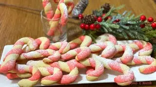 Печенье Трости Деда Мороза🎄 Рецепт вкусного Новогоднего печенья.