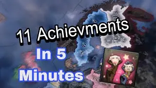 11 Achievments in 5 minutes | Hoi4