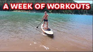 WORKOUT WITH ME | A REAL LIFE WEEK OF WORKOUTS | VLOGUST #13
