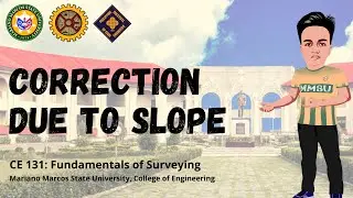 Correction Due to Slope | Taping Corrections | Surveying