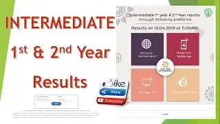 Intermediate Results 2019 || Online Marks Download || AP