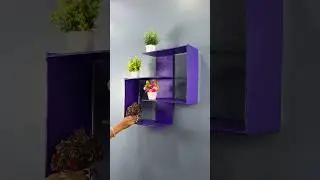 Wall Mounted Decor Flower Vase #diycraft #craftideas #walldecor #decor #flowervase #short #reel