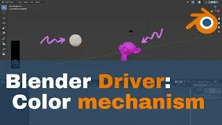 How to create a Blender driver mechanism to change color