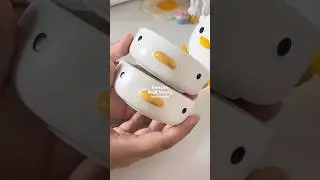 cute snack bowls 🐤☁️ #cute #kawaii