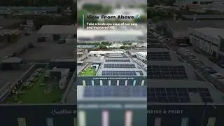 Done Footage! Solar Panel installation Complete! #solarenergy #drone