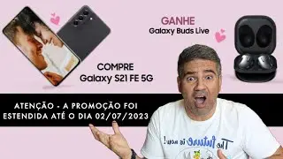 COMPRE UM GALAXY S21 FE E GANHE UM FONE DE OUVIDO SEM FIO GALAXY BUDS LIVE