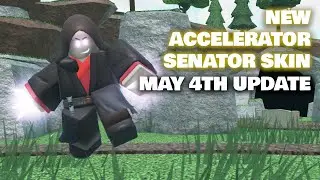 NEW SENATOR ACCELERATOR SKIN! SHOWCASE | TDS (Roblox)