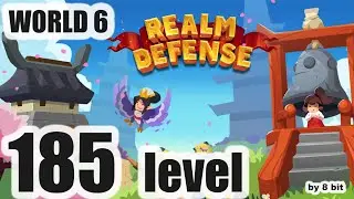 Realm Defense - World 6, level 185 Campaign Mode cleared, 3 stars