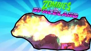KINDLE POPS ON ZOMBIES IN SPACELAND - How to Use Souvenir Coins And Traps!