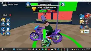 I Pretended to be a NOOB on Bike OBBY!, Then Used my Tronster Punk Bike.