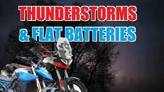 Flat Batteries & Thunderstorms | Aprilia Tuareg 660