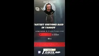 FASTEST CUSTOMS RAID IN TARKOV 