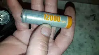 🎥Переделка светодиодного фонаря на Li-ion 18650.⚡