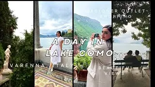 Day trip to Lake Como | Designer Outlet in Italy | What I Bought