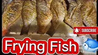 Frying Fish 🐟 😋 😍 Escovitch Jamaican Style