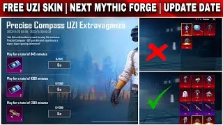 Get glacier set now | FREE LEGENDARY SKIN EVENT BGMI | BGMI NEXT MYTHIC FORGE ITEMS |
