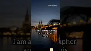 I am a Photographer and I took this Photo in Cologne, Germany 🇩🇪 