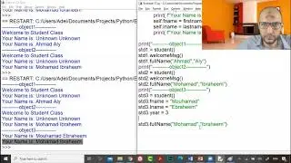 43 Python Course OOP, Classes Object and Instance Attributes values