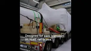 CorPower Ocean - shipping Power Take-Off from Sweden to Portugal