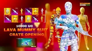 😱OMG !! MUMMY M416 WITH GLORIOUS MOMENT & NEW LAVA INFERNO MUMMY SET CRATE OPENING IN BGMI