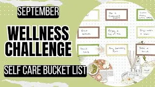 September Wellness Challenge [Self Care Bucket List]