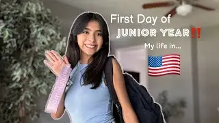 FIRST DAY OF SCHOOL‼️ MY LIFE IN THE USA🇺🇸 WEEKLY VLOG