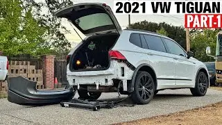 Part 1 - Rebuilding 2021 VW Tiguan from IAAI Auction