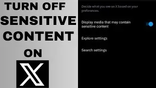 How To Turn Off Sensitive Content On X(Twitter) 2024