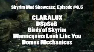 Skyrim Mod Showcase: #6.5 - CLARALUX, DSpSoB, Birds, Mannequins, and Domus Mechanicus