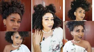 Different Ways To Style Curly Crochet Hair Wig