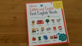 Listen and learn first English words - Usborne