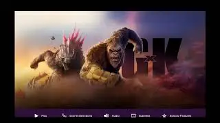 Godzilla x Kong: The New Empire (2024) - Blu-ray Menu Walkthrough