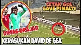 Aksi Dimas Drajad Menjadi Kiper Dadakan Timnas U23