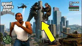 King Kong in GTA San Andreas Mod - Destroyed the entire city of Los Santos! Hahahahahahaha