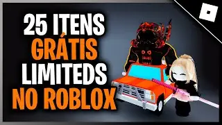 COMO PEGAR 25 ITENS GRÁTIS LIMITEDS AGORA NO ROBLOX