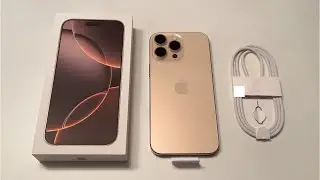 iPhone 16 Pro Max Unboxing: Desert Titanium!