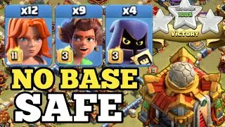 NEW TH16 ATTACK STRATEGY! VALKYRIE ROOT RIDER WITH HEADHUNTER ATTACK - BEST TH16 ATTACK STRATEGY