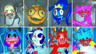All New Jumpscares and Deaths Poppy Playtime Chapter 2 Mobile New Update(KissOver,Bluerainfriend)