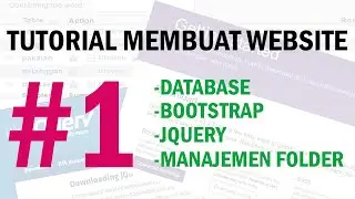 [Bagian 1] Tutorial Membuat Website Laundry - Pembuatan Database, Instal Bootstrap, Manajemen Folder