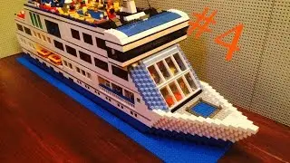 Супер обзор #4: Лего круизный лайнер / MOC:  Lego cruise ship #4
