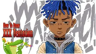 How to draw XXXtentacion Anime