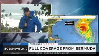 Hurricane Ernesto Full Bermuda Coverage on CBS News