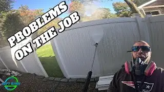Fence and Concrete Cleaning (Pressure Washing Job)