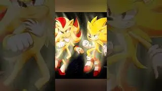 Super Sonic y Super Shadow 🖤💙