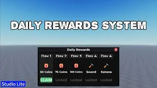 Daily Rewards System | Studio Lite Tutorial