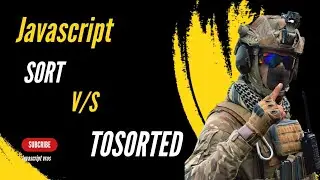 Sort and toSorted methods in #javascript #javascript array methods