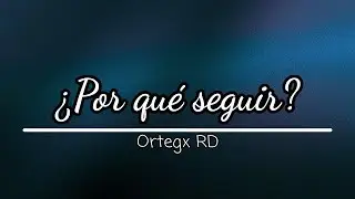 Ortegx RD - ¿Por qué seguir? | RAP DEPRESIVO 2020